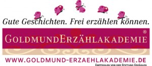 Logo der Goldmund-Erzählakademie